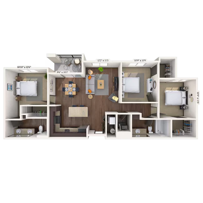 The Picasso 2101 floor plan